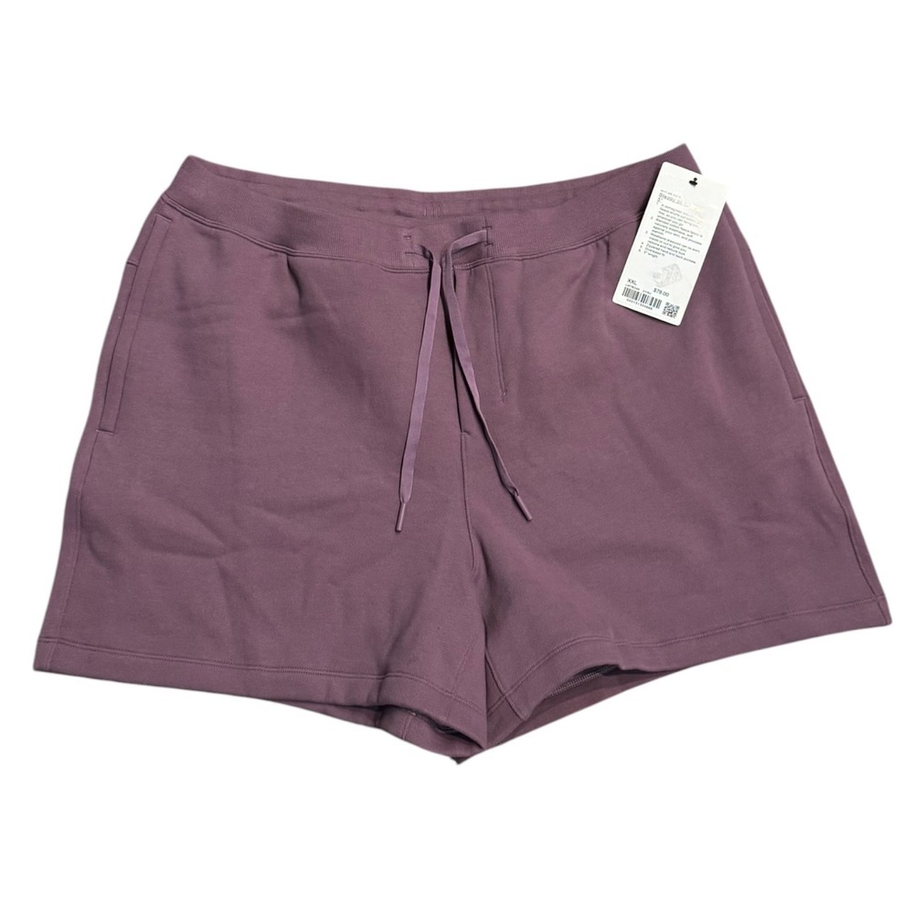 Lululemon Steady State Short 5 Crystal River Purple Fleece XXL  NEW‎